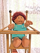 Vintage Cabbage Patch Doll Lovely Preowned Condition Brown Hair