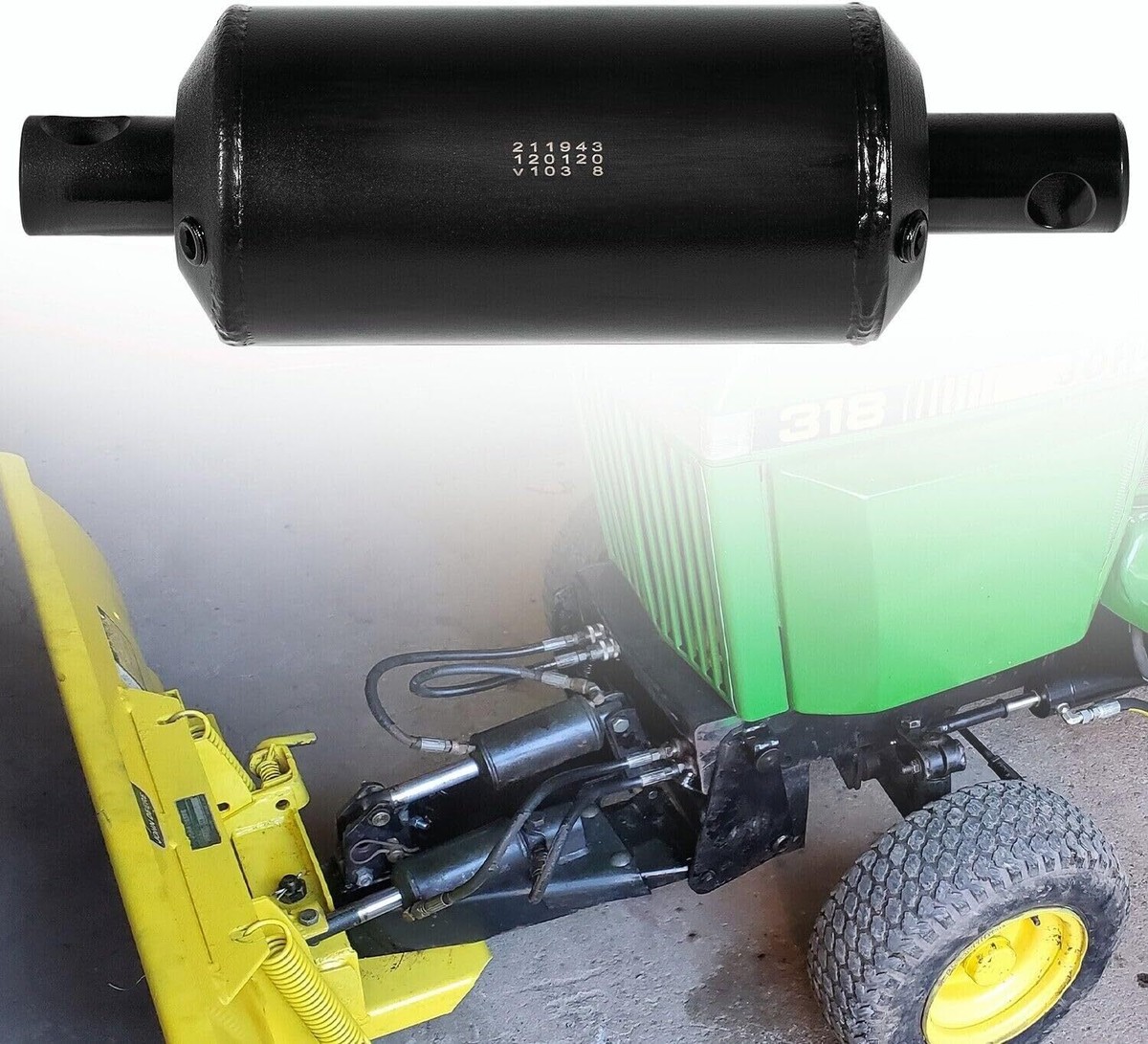 Set 4 Pezzi 4 Staffe Ruota Per Tagliaerba John Deere 300, 312, 314