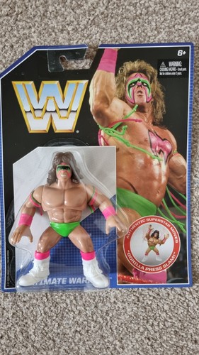 WWE WWF Ultimate Warrior Mattel Retro Series 1 Has...