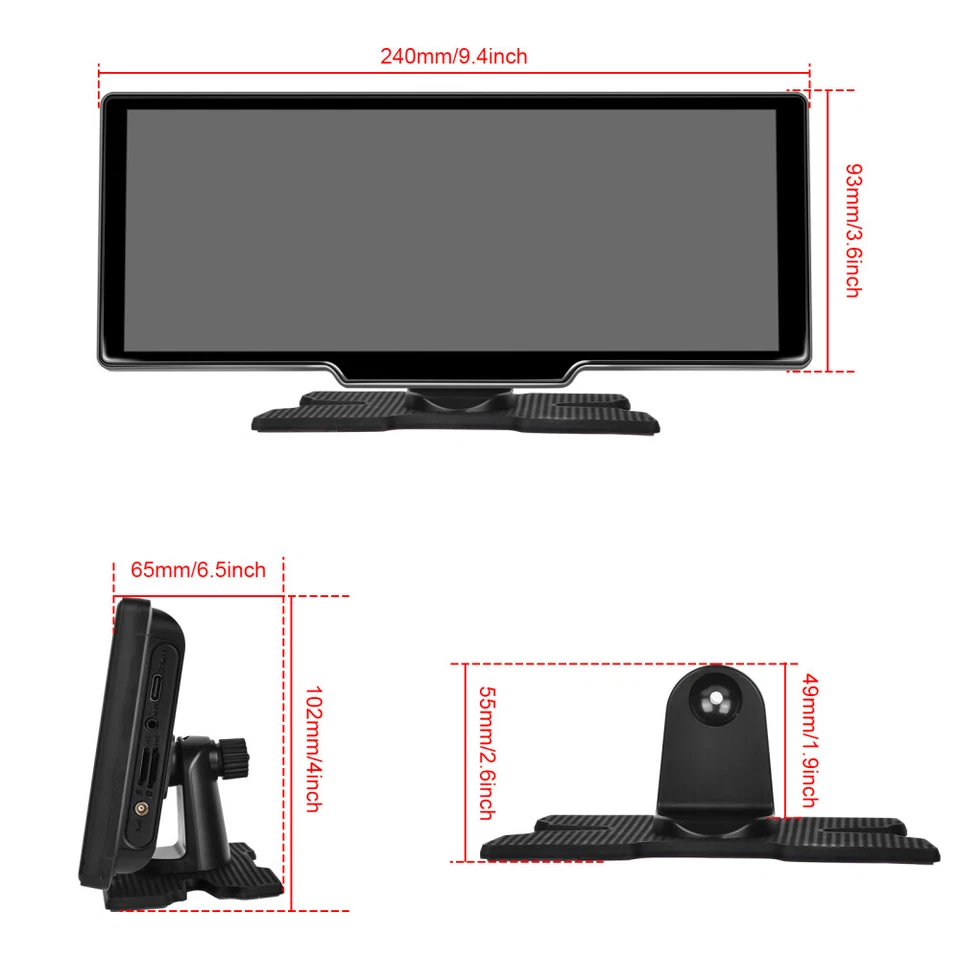 10.26" 2K Android 15 Wireless Apple Carplay Autoradio GPS Navigation WiFi 2+32GB - Bild 3 von 4