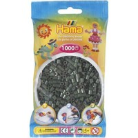 Original Hama BüGelperlen Midi 1000Stk. 207-28 DunkelgrüN OlivegrüN GrüN Neu