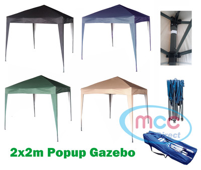 Mcc® 2x2m Pop-up Gazebo Waterproof Outdoor Garden Marquee Canopy