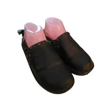 Durango Dream Brown Leather Easy Slider Slip On Clogs Shoes Womans Size 7.5M