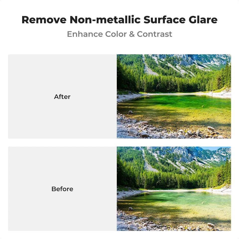 K&F Concept Magnetic CPL Circular Polarizer Lens Filter Ultra Slim Polarizing - Image 3 of 4