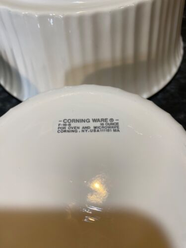 Lotto misto di piatti rotondi Corningware con coperchi LOOK bianco francese 500 ml - Foto 4 di 12