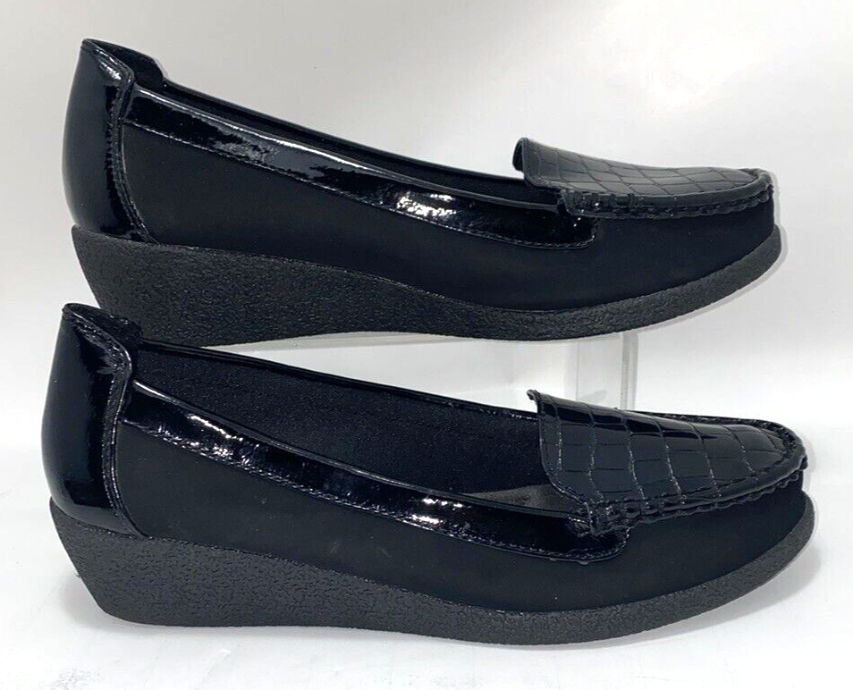comfort plus by Predictions Men’s Navy Patent Leather Loafers NavyPatent1_2005cd75-9064-489f  main image 2