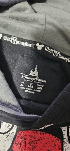 Walt Disney World Parks Mickey Mouse with Ears Hoodie Sweatshirt Unisex Youth XL - Picture 4 of 4
