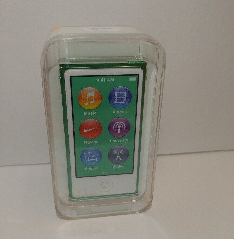 NEW 🍎Apple iPod nano 7th Generation Green 16GB MP3 Playe 🌈Sealed