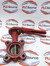BRAY SIZE .0200 521 MANUAL LEVER ACTUATED BUTTERFLY VALVE