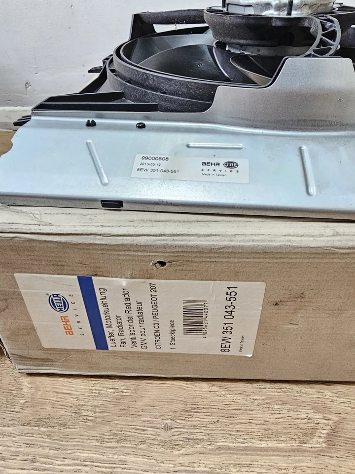 BEHR HELLA RADIATOR FAN FITS CITROEN PEUGEOT RENAULT DS 1253H6 8EW351043-551 - Image 4 of 4