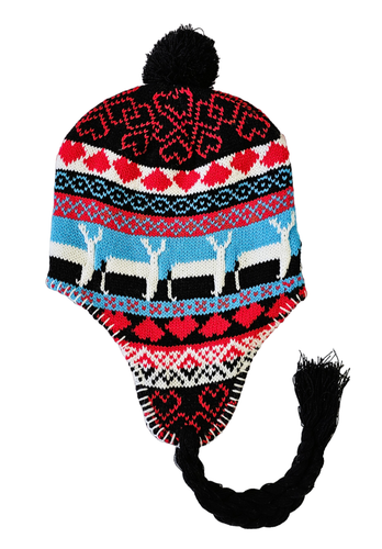 Unisex Adulto Tejido Invierno Reno Sombrero Invierno Cálido Sombrero de Esquí Navidad - Imagen 3 de 8