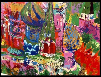LEROY NEIMAN * RED SQUARE PANORAMA *UltraRare SIGNED Limited