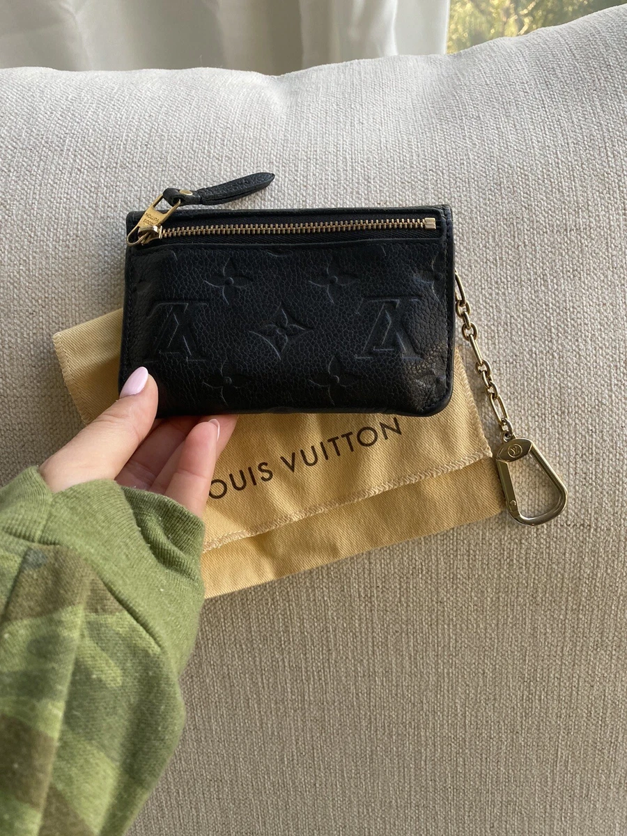 Louis Vuitton 6 Key Holder Black Monogram Empreinte