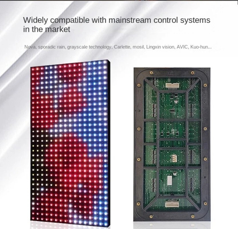 1pcs Full-color Outdoor SMD3535 Module 320mm * 160mm Video Wall 1/2 Scan LED P10 - Image 4 of 4