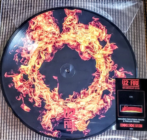 U2 -  FIRE  - 40TH ANNIVERSARY EDITION VINYL LP PICTURE DISC " NEW,SEALED" RSD
