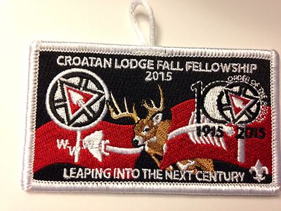 OA (BSA) Croatan Lodge #117 - 2015 Fall Fellowship Patch