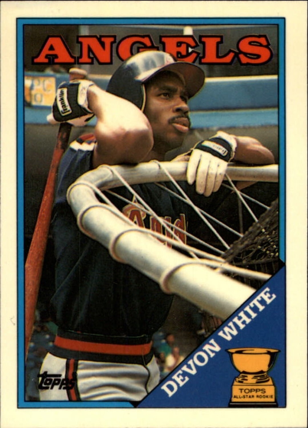 1988 Topps Tiffany Devon White Baseball Card #192 Rookie