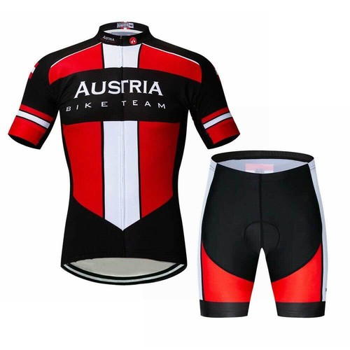 Team Cycling Short Set Men's Reflective Cycling Jersey and Padded Shorts Kit - Picture 8 of 16
