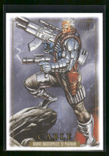 2024 SkyBox Marvel Masterpieces '92 Platinum Card #18 Cable Canvas