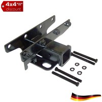 AnhäNgerkupplung Hinten Schwarz GläNzend Jeep Wrangler JK 2007+