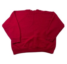 Vintage Fruit Of The Loom Casualwear Red Sweatshirt Womens Sz L USA Made 50/50