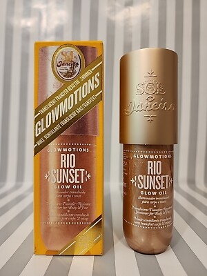 Sol de Janeiro GlowMotions Rio Sunset Body Glow Oil 2.5oz 75mL New In Box 