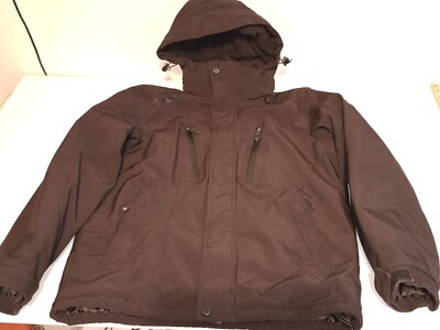 ZXBLK ZeroXpour Men's Insulated Jacket Size SMALL Black Color