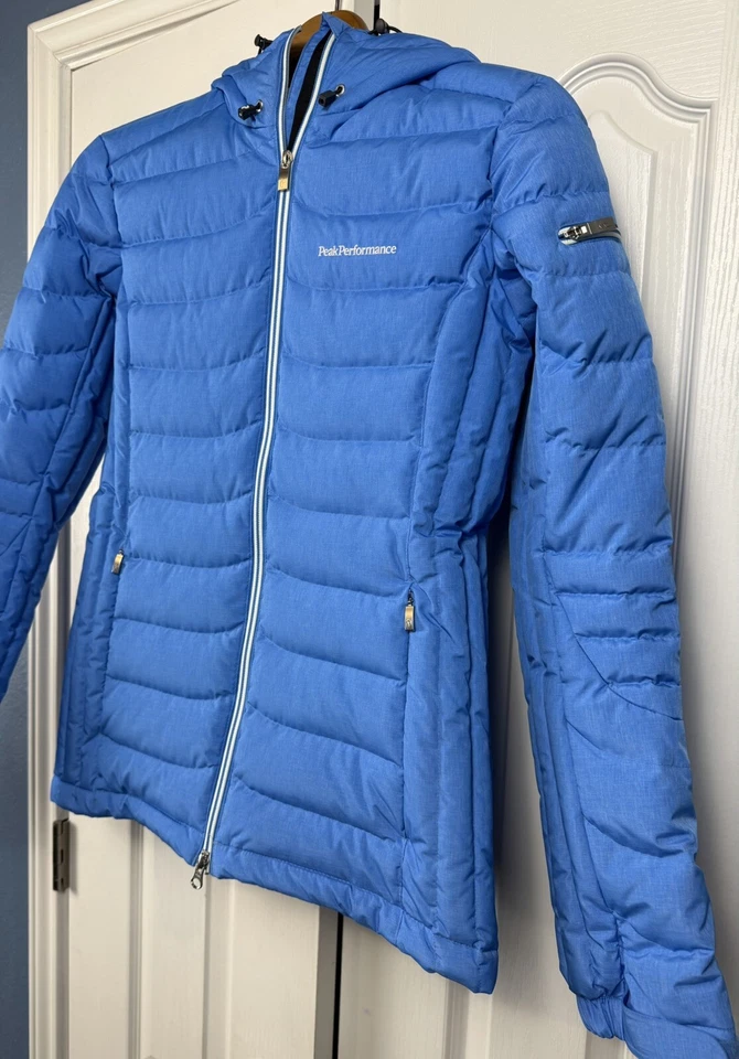 Chaqueta de esquí Peak Performance Blackburn pluma impermeable polvo azul talla M Foto 2 de 4