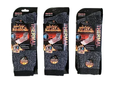 3-Pair Men’s Thermal Heated Socks Winter Warm Ski Socks Size 10-13 TOG 2.13