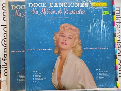 JOSE LUIS MONERO VOL.1 Doce canciones y un millon de Recuerdos  ORIG. MARVELA