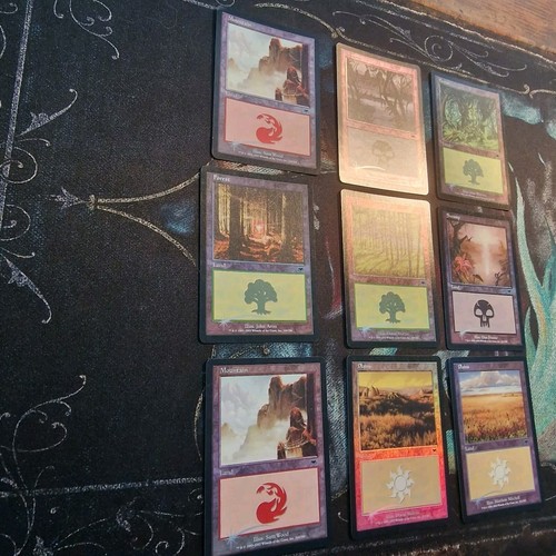 9 X FOIL Basic Land Common Magic MTG Onslaught ONS - Picture 3 of 16