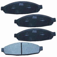 Disc Brake Pad Set-Premium Gold Semi-Metallic Front Brake Pads fits Aviator