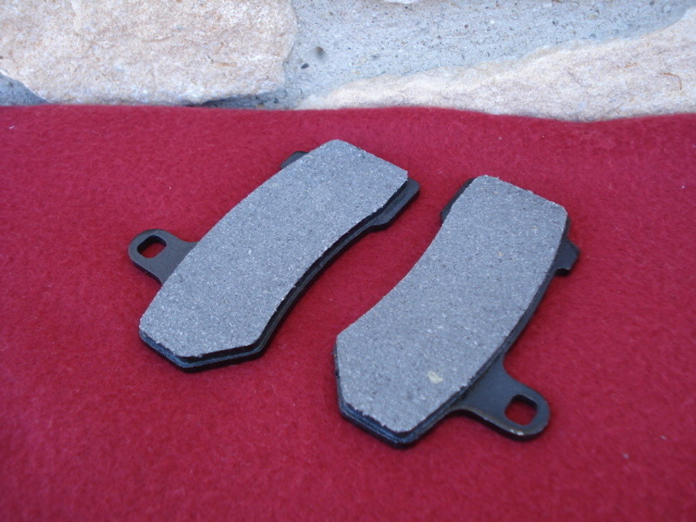 BRAKE PADS FOR POLISHED ROTORS HARLEY TOURING 2008 & UP REPLACES OE