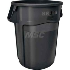 Rubbermaid 1867531 BRUTE Heavy Duty 32 Gallon Round Black Trash Can