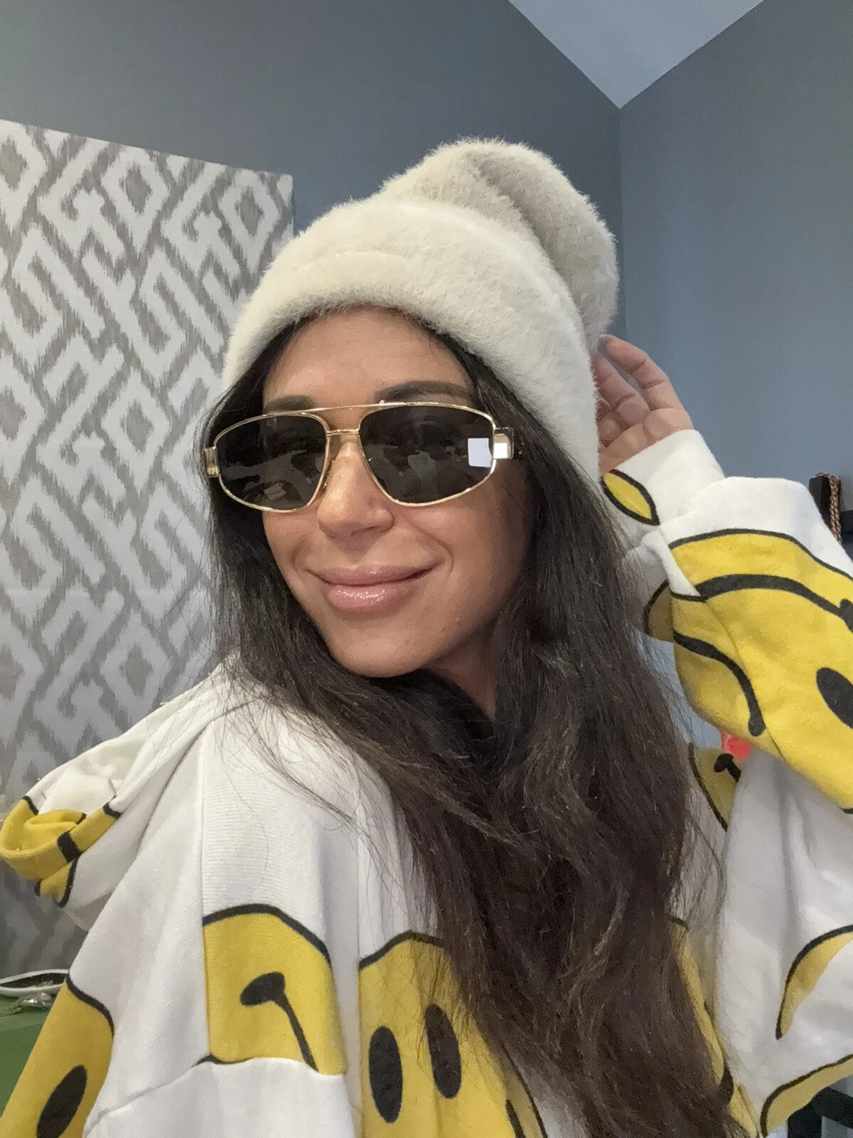 Berretto Jacquemus Le Bonnet Neve donna bianco sporco nuovo senza etichetta