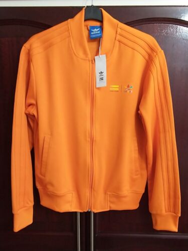 Pharrell Williams Adidas Tracksuit Top Jacket New with Tags Men's Medium Orange - Picture 1 of 18