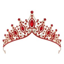 Baroque Crown Princess Tiara Elegant Rhinestone Crown Hair Ornaments For Girls