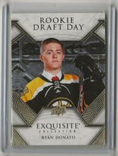 18-19 2018-19 Exquisite Collection Rookies Draft Day #RDDDO Ryan Donato 72/99