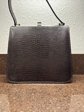 Vintage Alligator Handbag Leather
