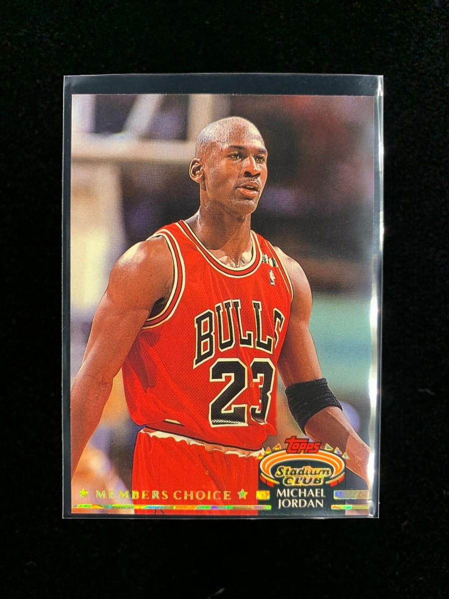 1992-93 Stadium Club Members Choice Michael Jordan Chicago Bulls
