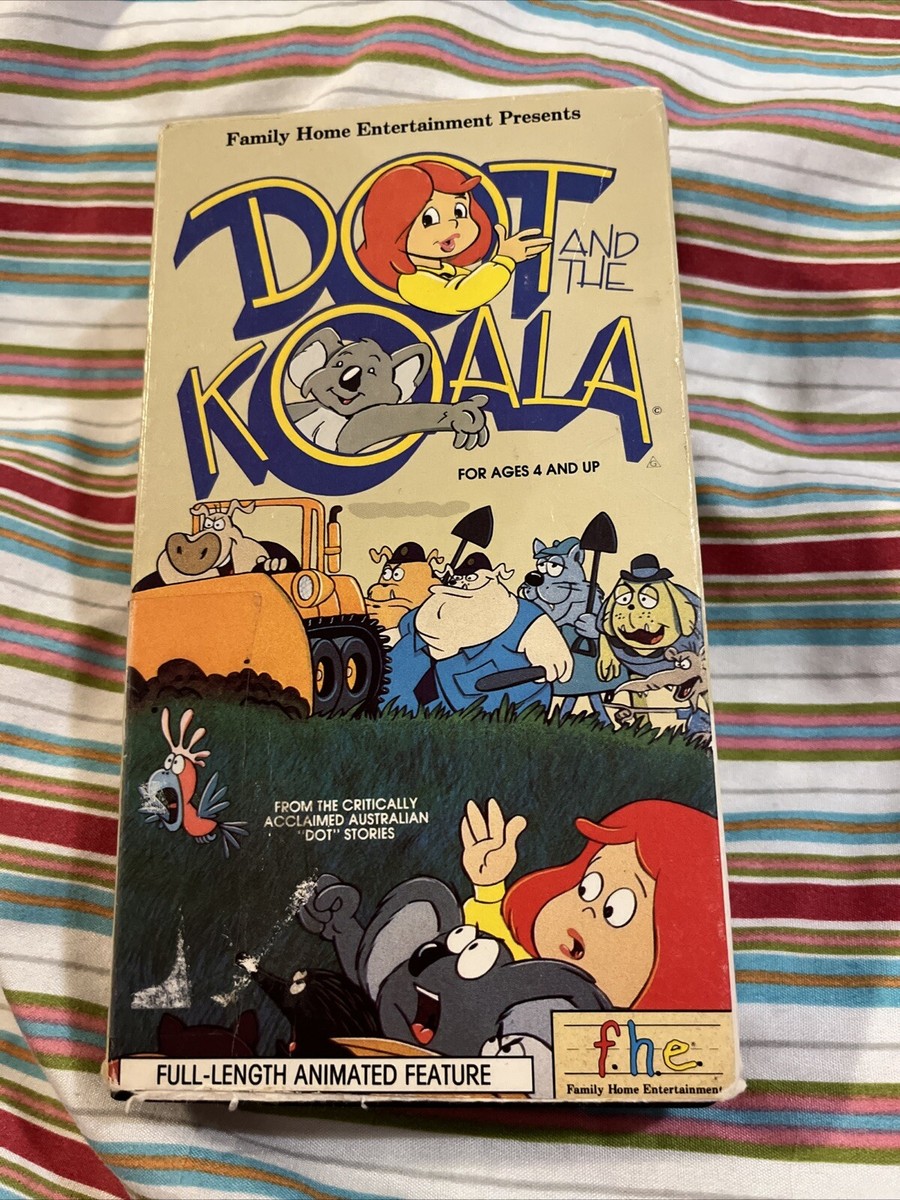 F.H.E. Dot and the Koala RARE Hollywood Video 1985 VHS Australian