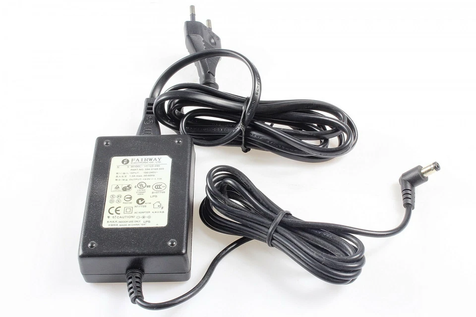 Fairway Netzteil VE10B-090 Output: 9.0V 1.11A 6x2mm - Bild 1 von 1