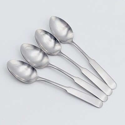 4 - Lauffer Kaffeeöffel Löffel Towle Heritage Satin 18/8 Edelstahl Besteck 