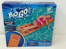 Bestway H2OGO! Orange Beach Bed Lounge Pool Beach Float