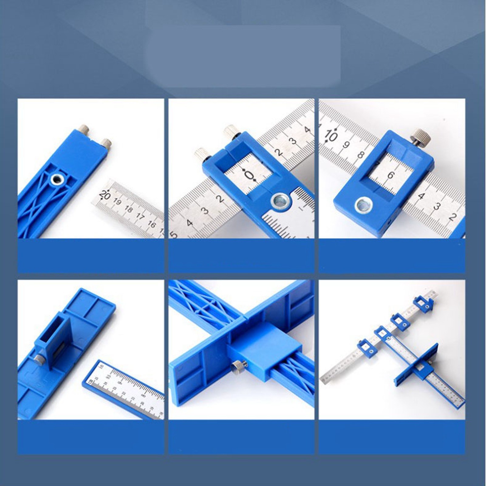 Punch Locator Drill Guide Dowel Jig Carbon Steel Template Tool For Installation