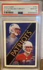 2000 FLEER GLOSSY #352 DAVE STACHELSKI/TOM BRADY ROOKIE RC PSA 10!! Pop 19!!