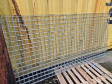 2.4m x 1.2m (3" x 3") 8G /4mm Galvanised Welded Wire Mesh Panel  ** Seconds **