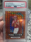 2024 Obsidian Fire and ice orange mosaic Jayden Daniels PSA 10 pop 6