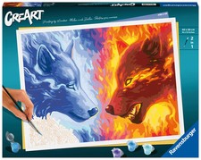 Ravensburger CreArt - Malen nach Zahlen 23549 - Fire & Ice - ab 14 Jahren | 2023