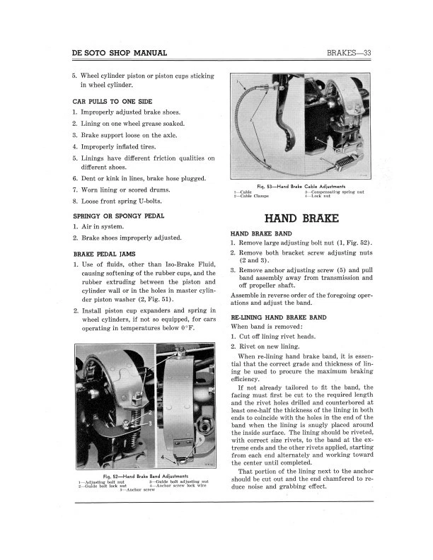 1938 De Soto Shop Manual 38 DeSoto S5 S 5 Repair Service base book for 1939 S6 - Image 2 of 4